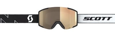 Превью Горнолыжная маска Маска горнолыжная SCOTT Shield LS Black White/Bronze Chrome (277836-1007245)